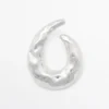 Boucles d’oreilles créoles texturées Boucles d’oreilles créoles texturées