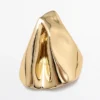 Boucles d’oreilles de taille moyenne à plis Boucles d’oreilles de taille moyenne à plis