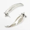 Boucles d’oreilles en forme de feuilles irrégulières Boucles d’oreilles en forme de feuilles irrégulières