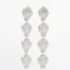 Boucles d’oreilles longues en dentelle Boucles d’oreilles longues en dentelle