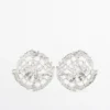 Boucles d’oreilles rondes en dentelle Boucles d’oreilles rondes en dentelle