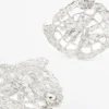 Boucles d’oreilles rondes en dentelle Boucles d’oreilles rondes en dentelle