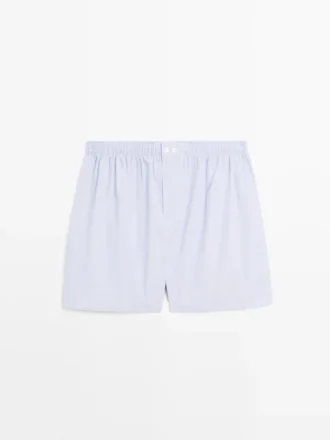 Boxers à imprimé micro-carreaux