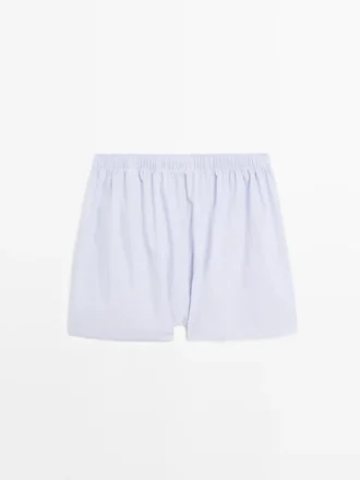 Boxers à imprimé micro-carreaux