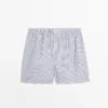 Boxers à imprimé rayé Boxers à imprimé rayé