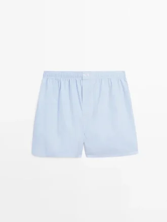 Boxers à imprimé rayé
