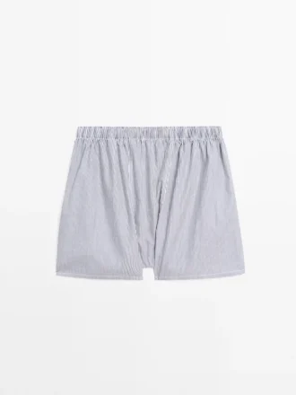 Boxers à imprimé rayé