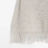 Cape 100 % laine avec franges Cape 100 % laine avec franges