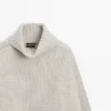 Cape 100 % laine avec franges Cape 100 % laine avec franges