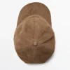 Casquette en cuir suédé Casquette en cuir suédé