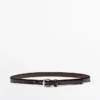 Ceinture en cuir avec boucle arquée Ceinture en cuir avec boucle arquée
