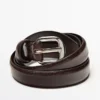 Ceinture en cuir avec boucle arquée Ceinture en cuir avec boucle arquée