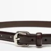 Ceinture en cuir avec boucle arquée Ceinture en cuir avec boucle arquée