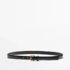 Ceinture en cuir avec boucle carrée Ceinture en cuir avec boucle carrée