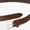 Ceinture en cuir avec boucle carrée Ceinture en cuir avec boucle carrée