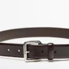 Ceinture en cuir avec boucle carrée Ceinture en cuir avec boucle carrée