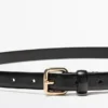 Ceinture en cuir avec boucle carrée Ceinture en cuir avec boucle carrée