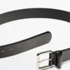 Ceinture en cuir nappa avec boucle carrée Ceinture en cuir nappa avec boucle carrée