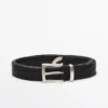 Ceinture en cuir nappa avec détail à l’extrémité Ceinture en cuir nappa avec détail à l’extrémité