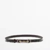 Ceinture en cuir nappa Equestrian Ceinture en cuir nappa Equestrian