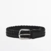 Ceinture en cuir nappa tressé Ceinture en cuir nappa tressé