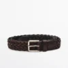 Ceinture en cuir nappa tressé Ceinture en cuir nappa tressé