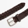 Ceinture en cuir nappa tressé Ceinture en cuir nappa tressé