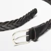 Ceinture en cuir nappa tressé Ceinture en cuir nappa tressé