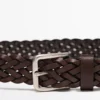 Ceinture en cuir nappa tressé Ceinture en cuir nappa tressé