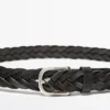 Ceinture en cuir nappa tressé Ceinture en cuir nappa tressé