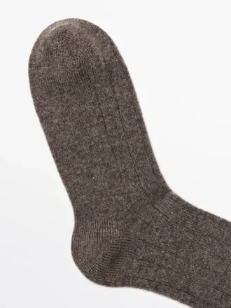 Chaussettes en mélange de cachemire