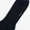 Chaussettes en mélange de coton à bords-côtes Chaussettes en mélange de coton à bords-côtes