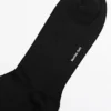 Chaussettes unies en tricot de mélange de soie Chaussettes unies en tricot de mélange de soie