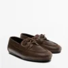 Chaussures de pont en cuir Chaussures de pont en cuir