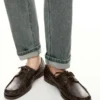 Chaussures de pont en cuir Chaussures de pont en cuir