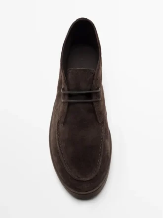 Chaussures de style bottines à bout mocassin