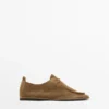 Chaussures à lacets en cuir souple Chaussures à lacets en cuir souple