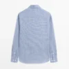 Chemise 100 % coton à carreaux, coupe classique Chemise 100 % coton à carreaux, coupe classique