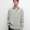 Chemise 100 % lin avec poche Chemise 100 % lin avec poche
