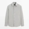 Chemise 100 % lin avec poche Chemise 100 % lin avec poche