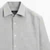 Chemise 100 % lin avec poche Chemise 100 % lin avec poche