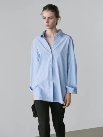 Chemise ample à rayures