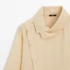 Chemise asymétrique boutonnée Chemise asymétrique boutonnée