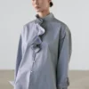 Chemise avec col à volants Chemise avec col à volants