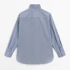 Chemise avec col à volants Chemise avec col à volants