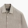 Chemise à carreaux 100 % lin Chemise à carreaux 100 % lin