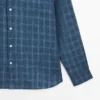 Chemise à carreaux 100 % lin Chemise à carreaux 100 % lin