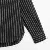 Chemise en coton mélangé à rayures Chemise en coton mélangé à rayures