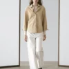 Chemise en cuir suédé Chemise en cuir suédé
