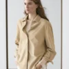Chemise en cuir suédé Chemise en cuir suédé